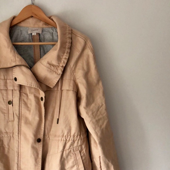 beige utility jacket